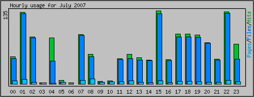 Hourly usage