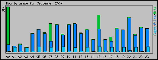 Hourly usage