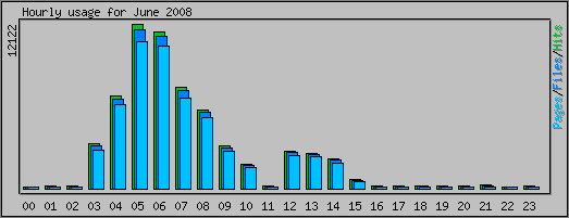 Hourly usage