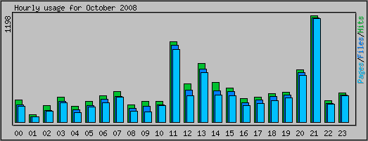 Hourly usage