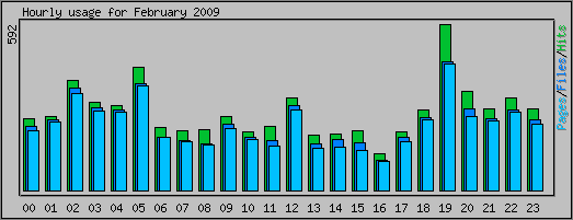 Hourly usage