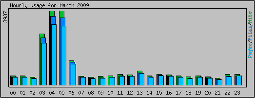 Hourly usage