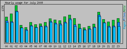 Hourly usage