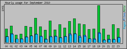 Hourly usage