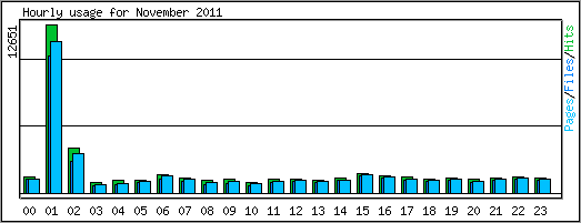 Hourly usage