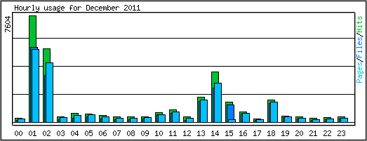 Hourly usage