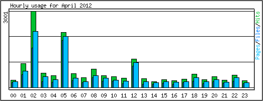 Hourly usage