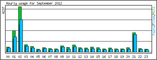 Hourly usage