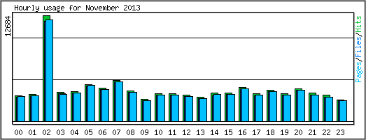 Hourly usage