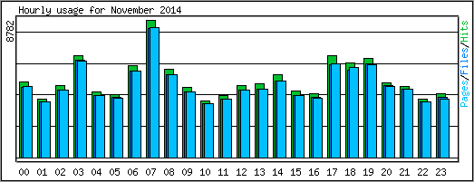 Hourly usage