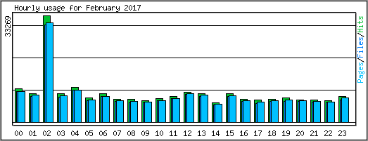 Hourly usage